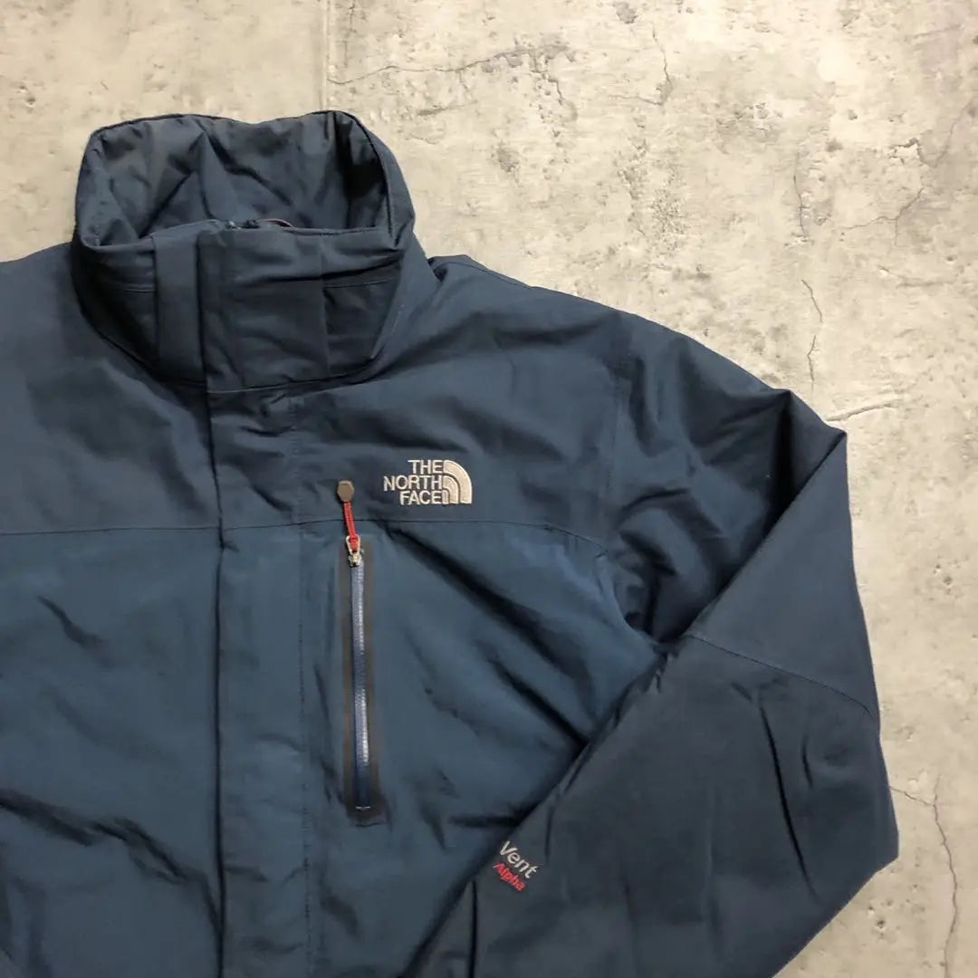 ★The North Face Down Jacket Mountain Down Navy Men's L