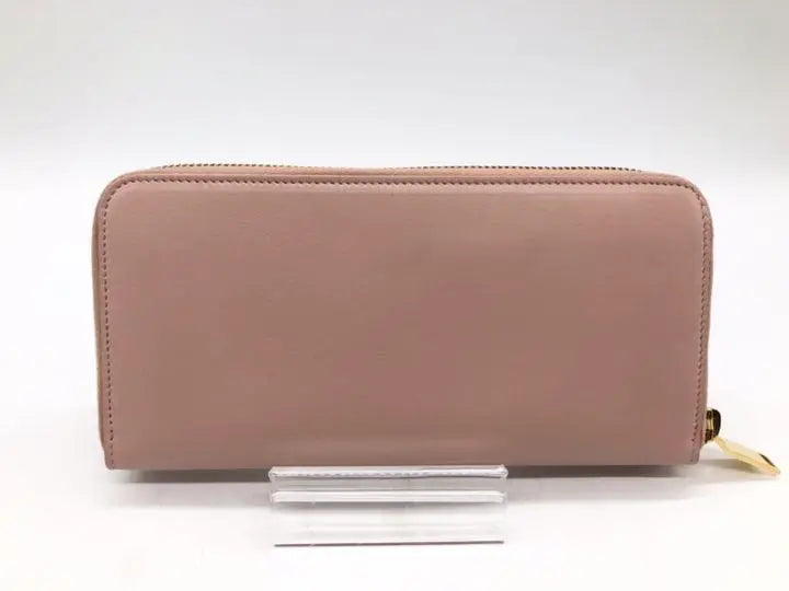 Cartera larga Saint Laurent K14 sin usar de piel color rosa