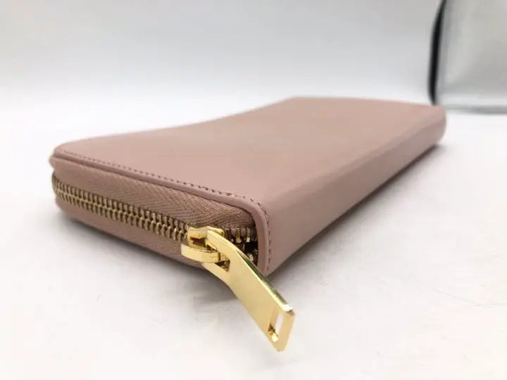 Cartera larga Saint Laurent K14 sin usar de piel color rosa