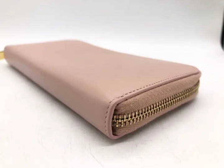 Cartera larga Saint Laurent K14 sin usar de piel color rosa