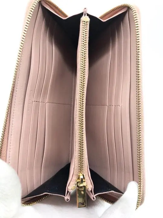 Cartera larga Saint Laurent K14 sin usar de piel color rosa