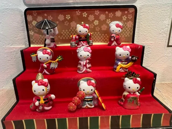 ❤️Solo en Japón❤️Artículo raro❤️Artículo único❤️Nuevo y sin usar❤️Adorno retro Kabuki de Hello Kitty de Sanrio