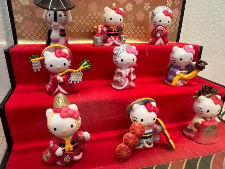 ❤️Solo en Japón❤️Artículo raro❤️Artículo único❤️Nuevo y sin usar❤️Adorno retro Kabuki de Hello Kitty de Sanrio