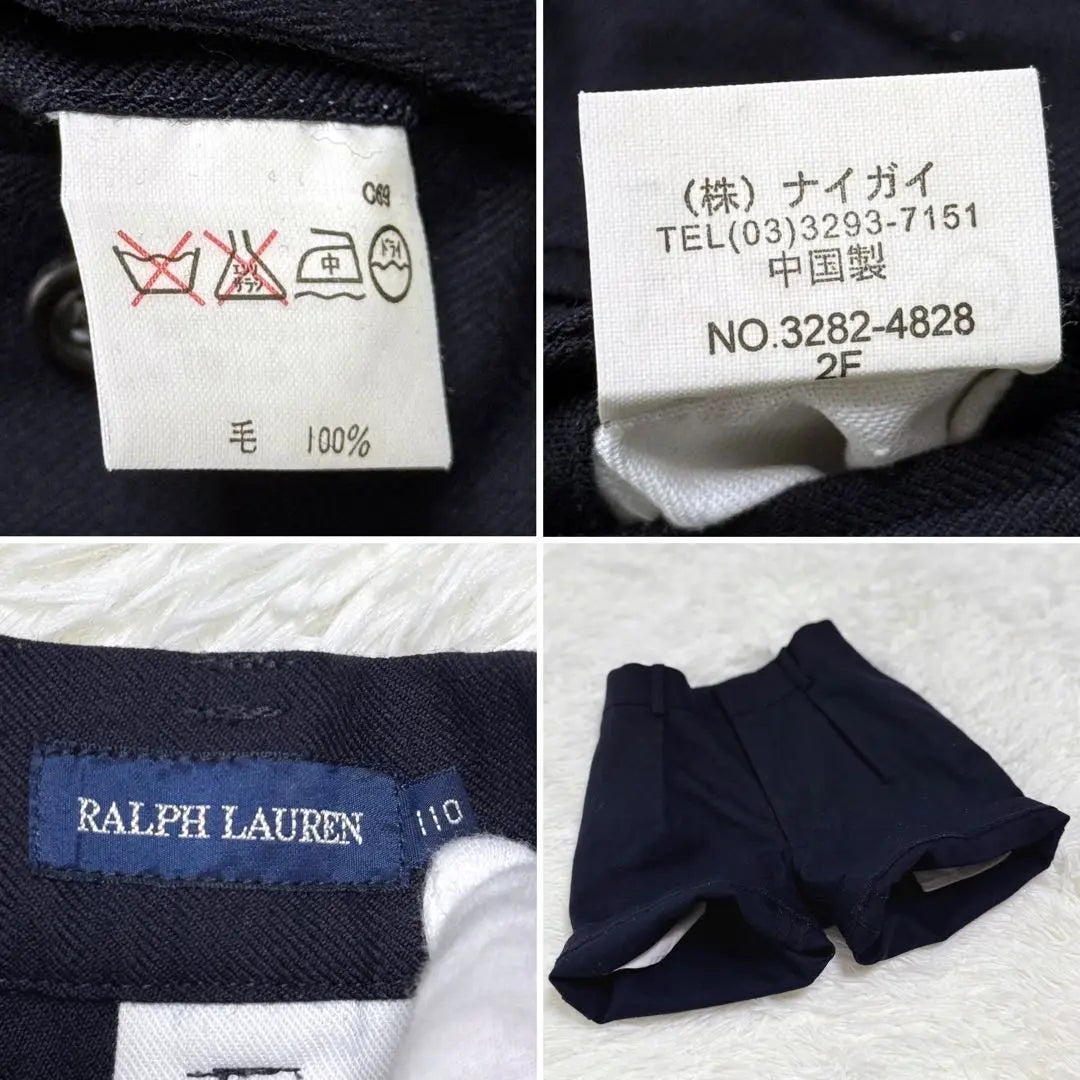 [Productos extremadamente hermosos] Configuración del traje Ralph Lauren 5 puntos Niño 110 Botón dorado | 【極美品】ラルフローレン スーツ セットアップ5点 男の子 110 páginas