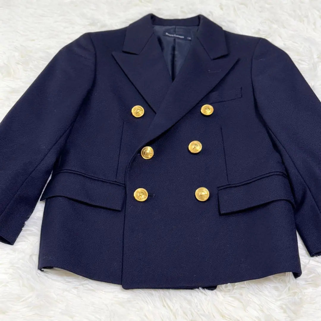 [Extremely beautiful goods] Ralph Lauren Suit Setup 5 points Boy 110 Gold button