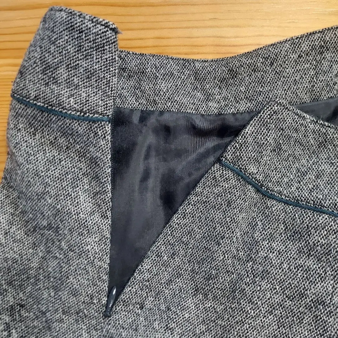 [Net di Mamina] Conjunto de traje Falda (36) Chaqueta (34) Gris