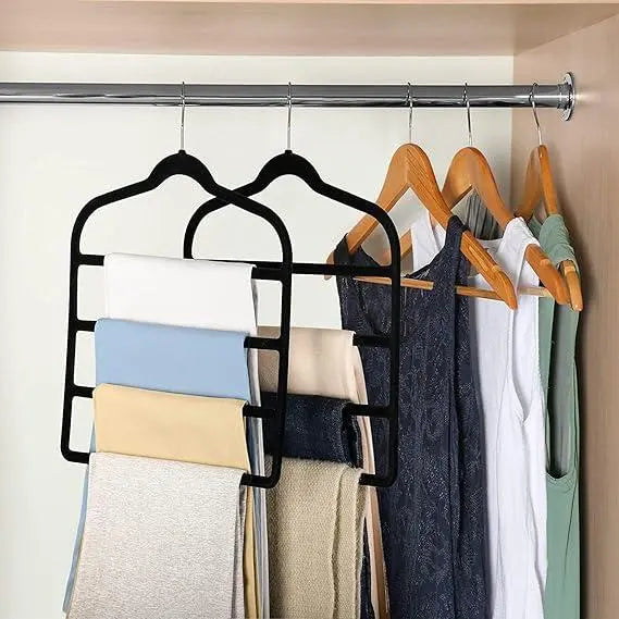 ⭐️Trouser hanger, slacks hanger, space-saving storage, GG11①-88