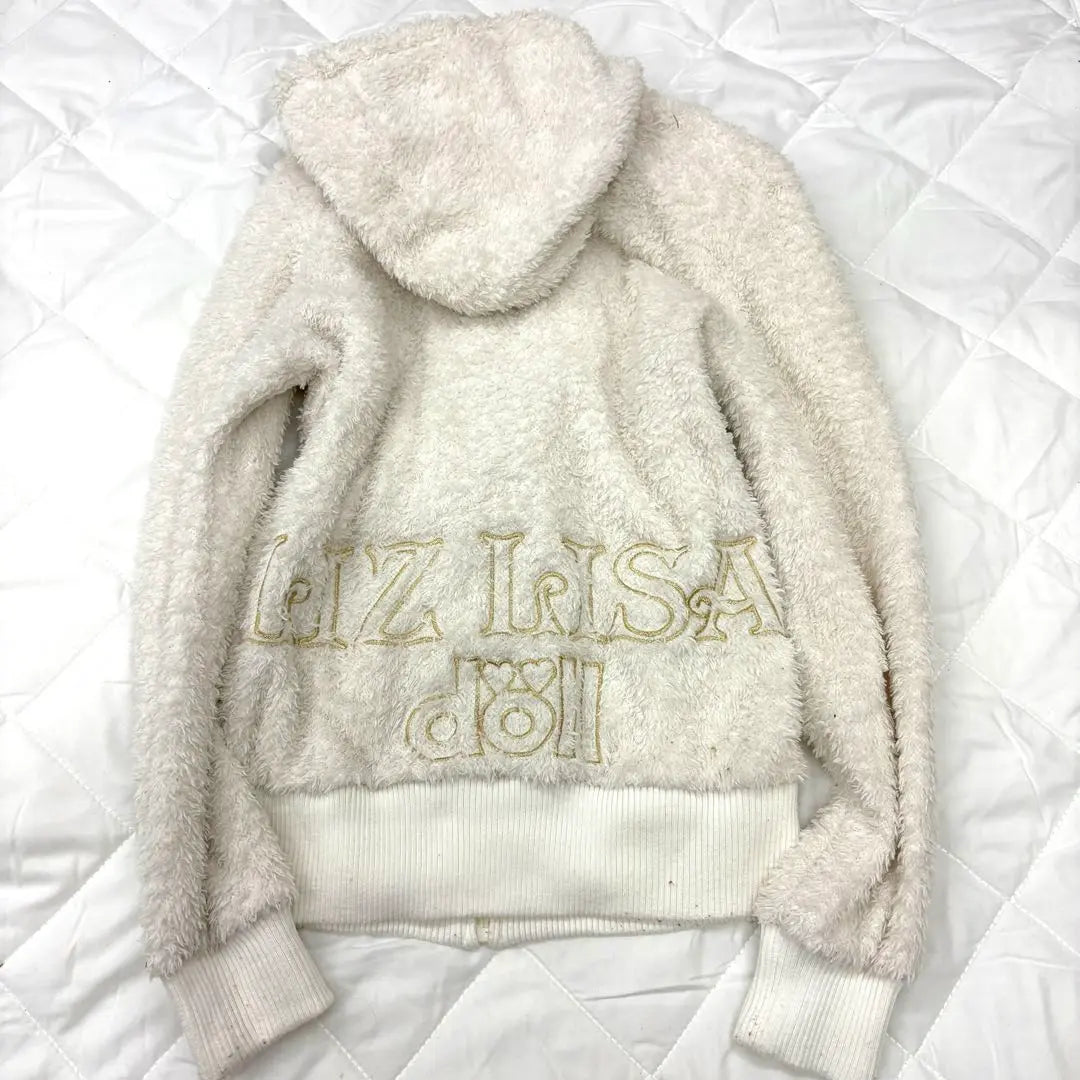 Liz Lisa Doll y2k Princess style Princess gal Boa Fluffy Embroidered Logo Hoodie