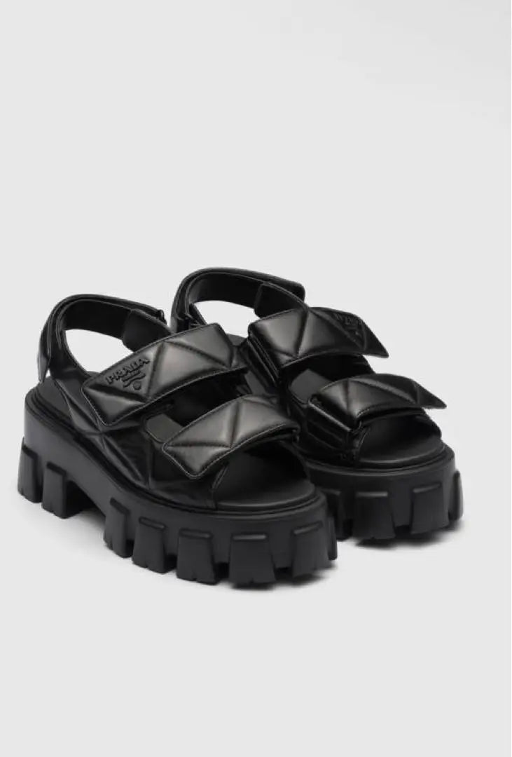 Sandalias PRADA Monolith de piel de napa 37 | PRADA モノリス ナッパレザー サンダル 37