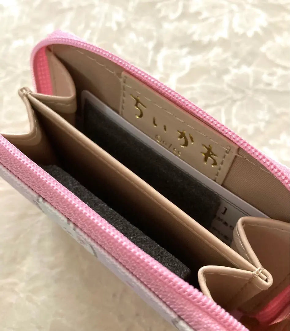 Sold out Small Coin Case Card Case Coin Purse Pink Shimamura Avail