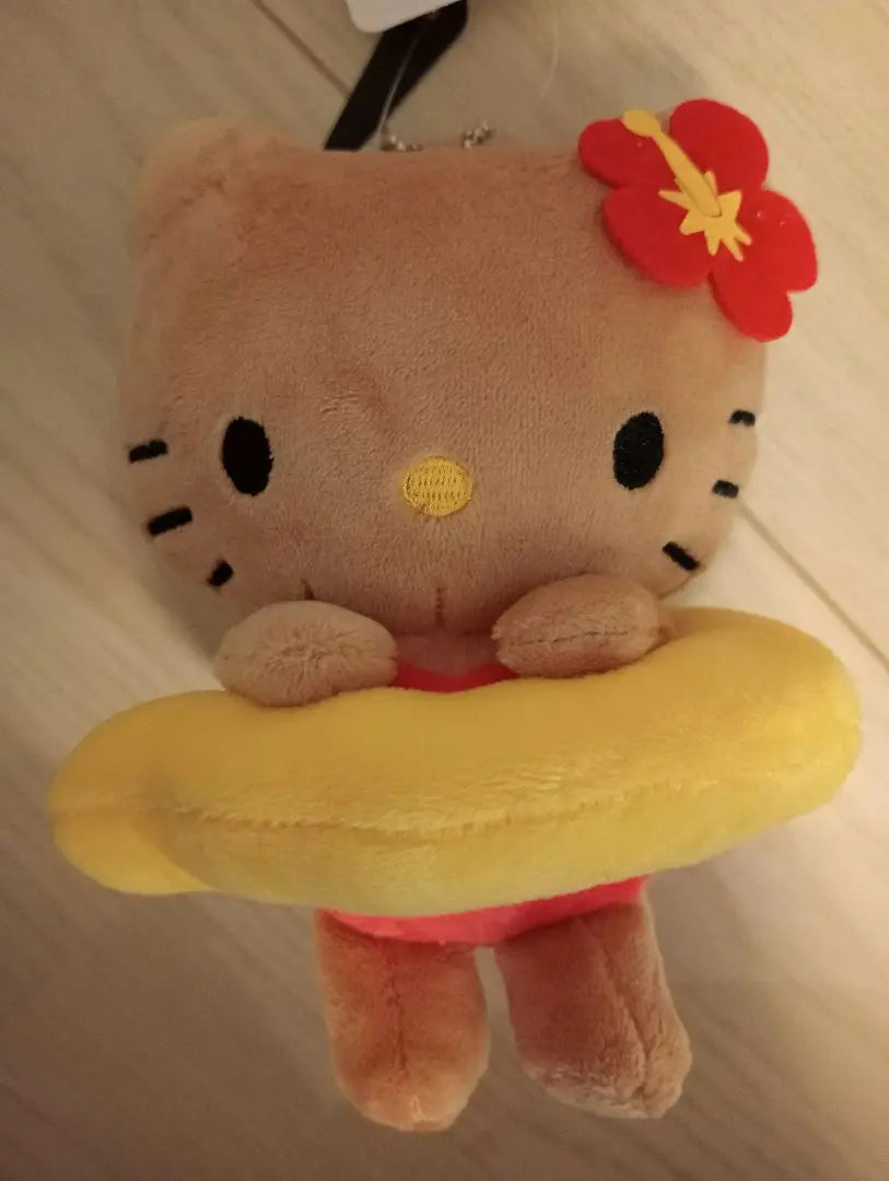 Hello Kitty Keychain Wheat Swimsuit Abail Limited Edition Brand new Unused Sanrio