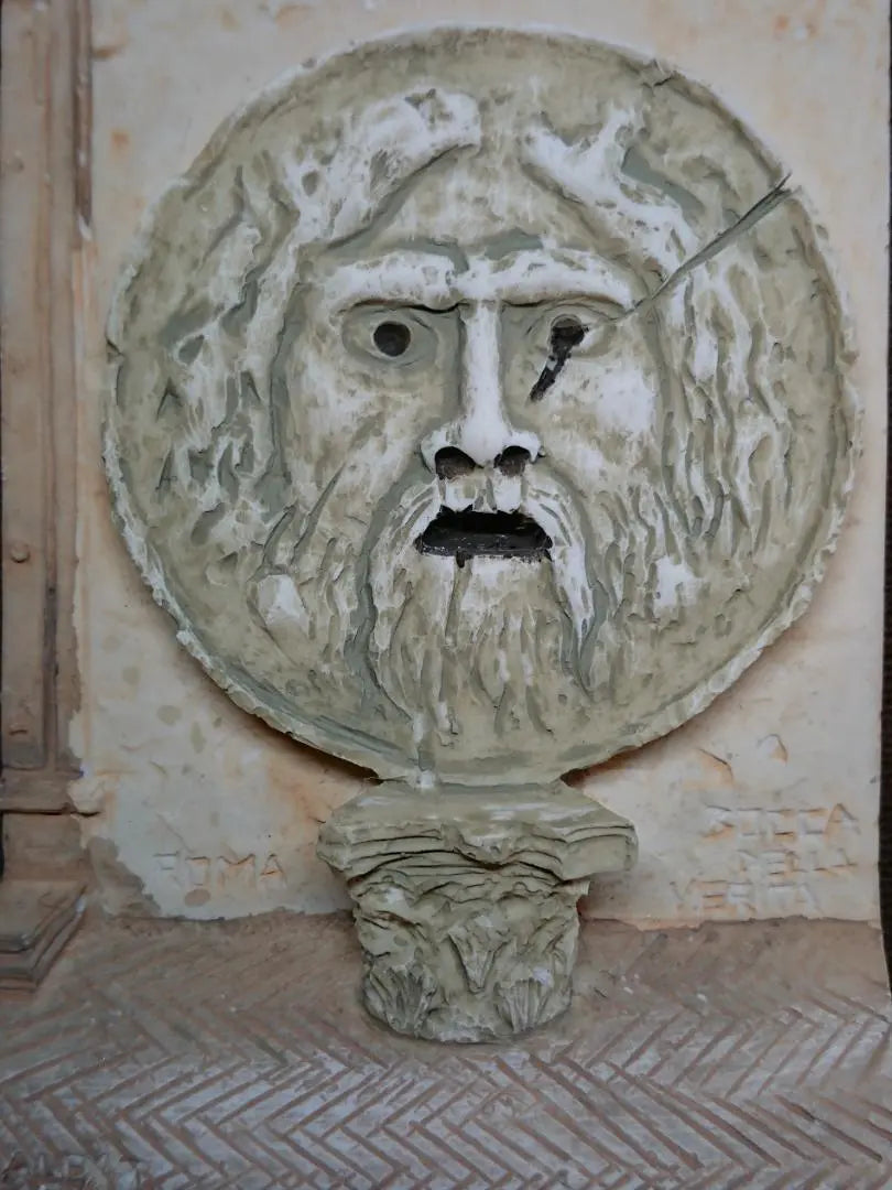 Wall Hanging, Truth Mouth, Italy, Figurine, Interior, Crafts, Artwork, A3109