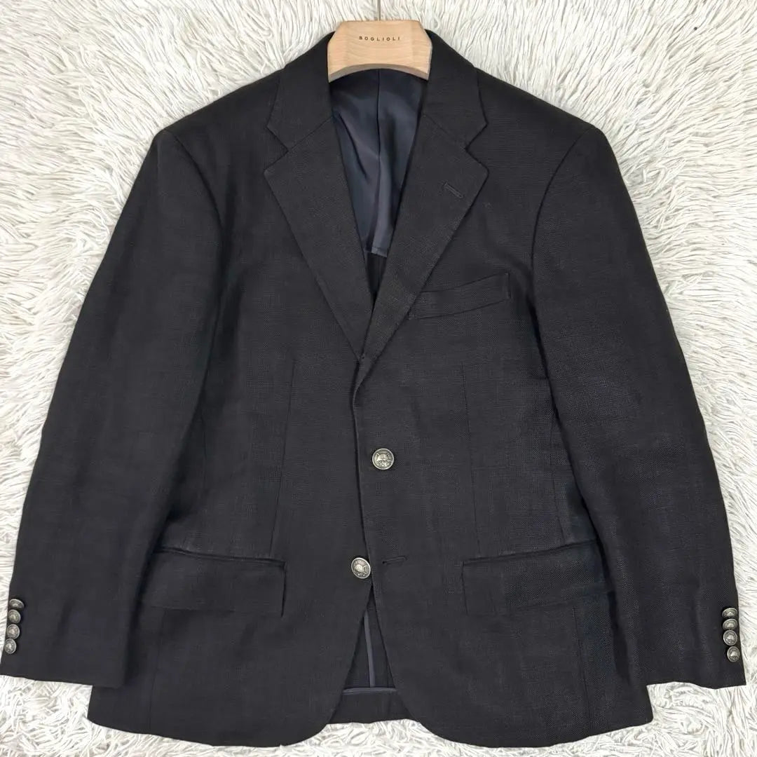 Blazer con botones de metal y logotipo de casco de lino 100% de Polo Ralph Lauren, súper raro