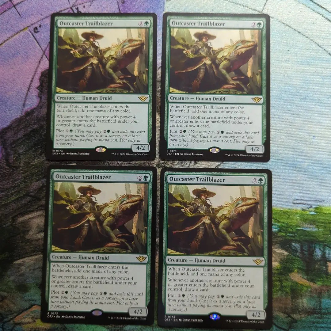 MTG Wilderness Non -reliable Pioneers 4 pieces Bulk Sales