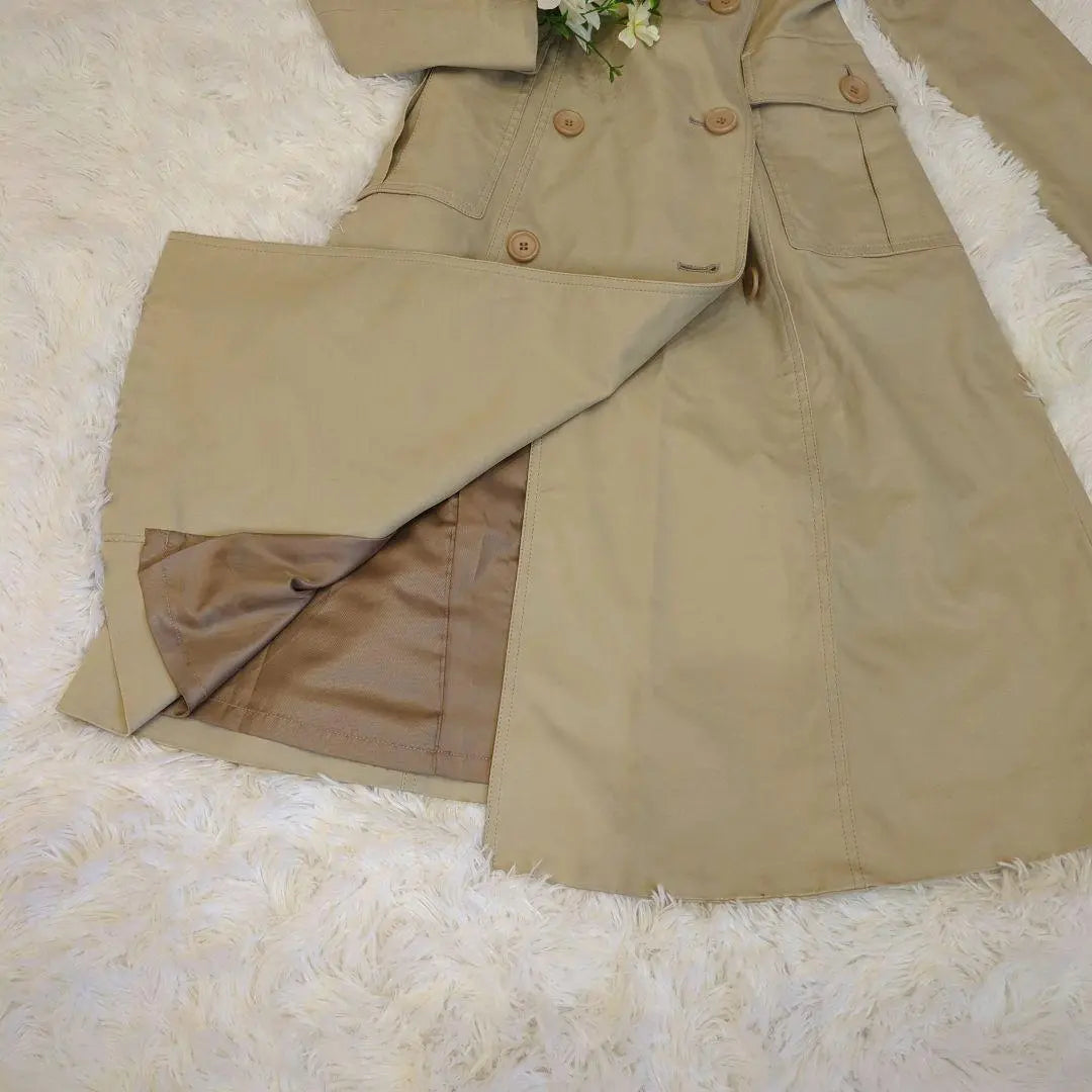 [Good condition] Calvin Klein trench coat long beige