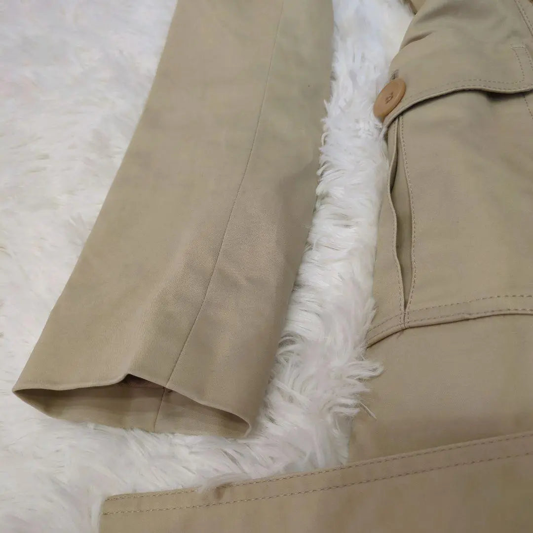 [Good condition] Calvin Klein trench coat long beige