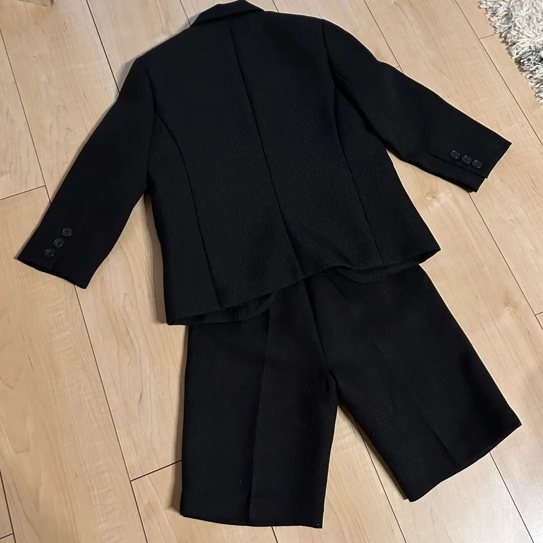 petit-f formal black suit 110cm set boy graduation clothes