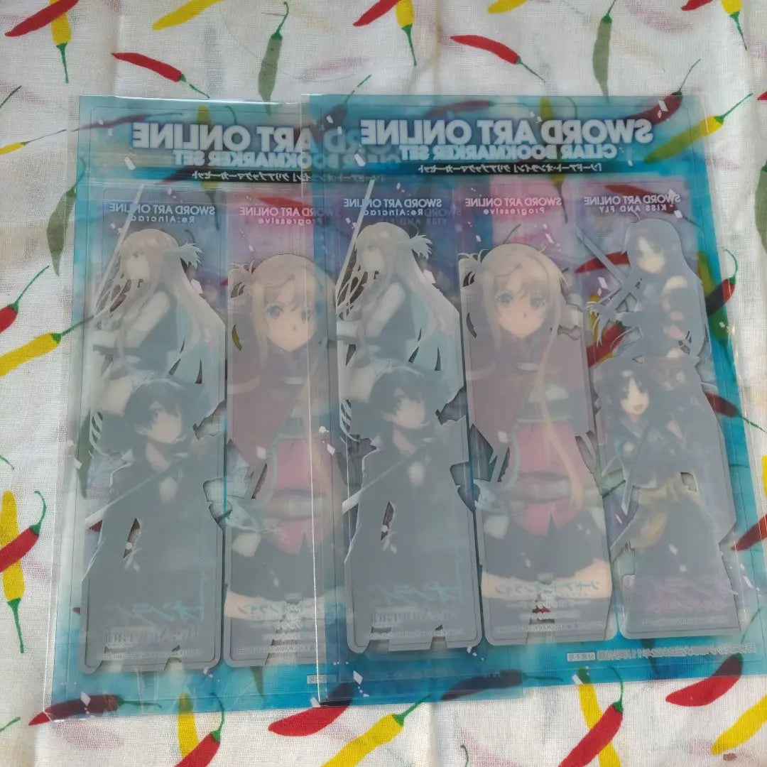 Monthly Comic Dengeki Daioh Supplement Sword Art Online Clear Book Marker Set