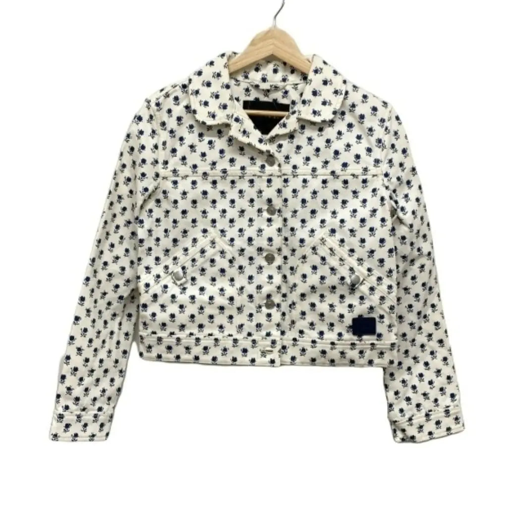 ¡En buen estado! Chaqueta vaquera Coach G-Jean Floral S Primavera Largo corto