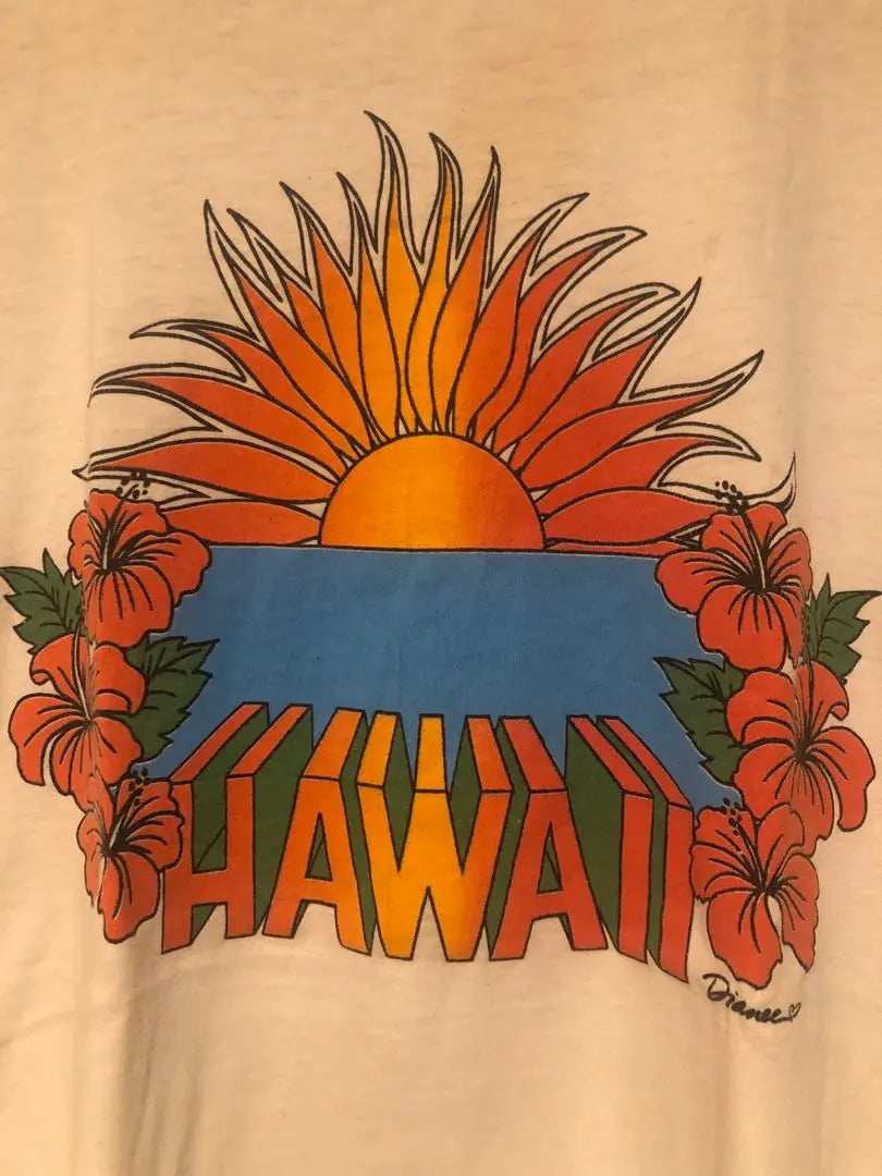 Vintage hawaii T-shirt Kimutaku Suda Masaki 80s Hawaii