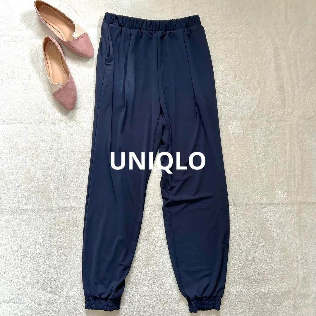 [Uniqlo] M Sarouel Pants Navy Women's Lightweight Material Summer