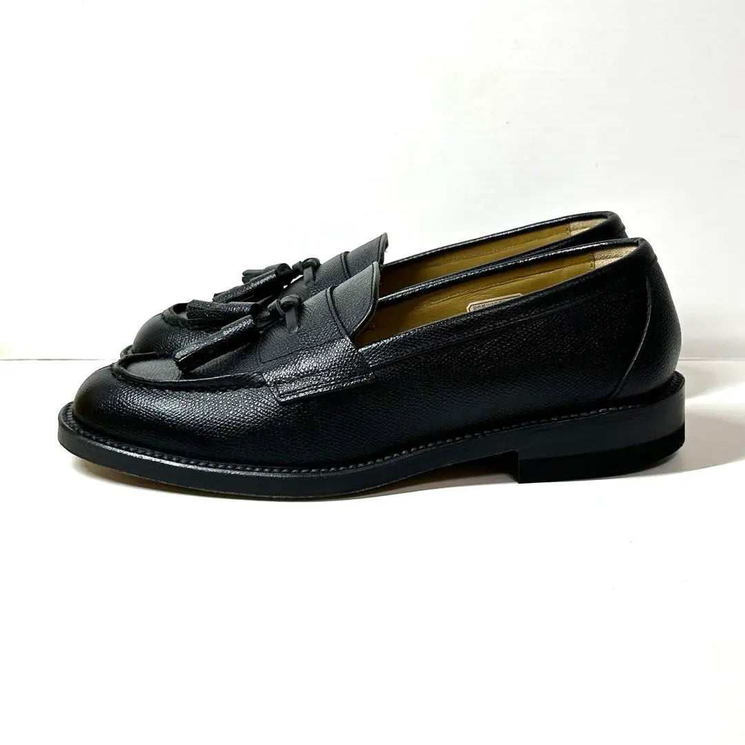 Unused REGAL Tassel Loafers Black 24EE Boxed