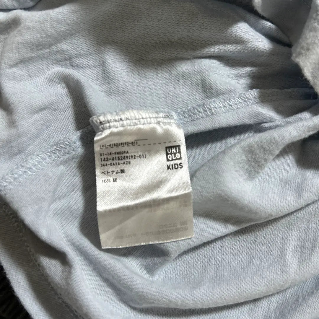 ◯ UNIQLO UNIQLO 415249 Camiseta de cuello redondo con volantes fruncidos