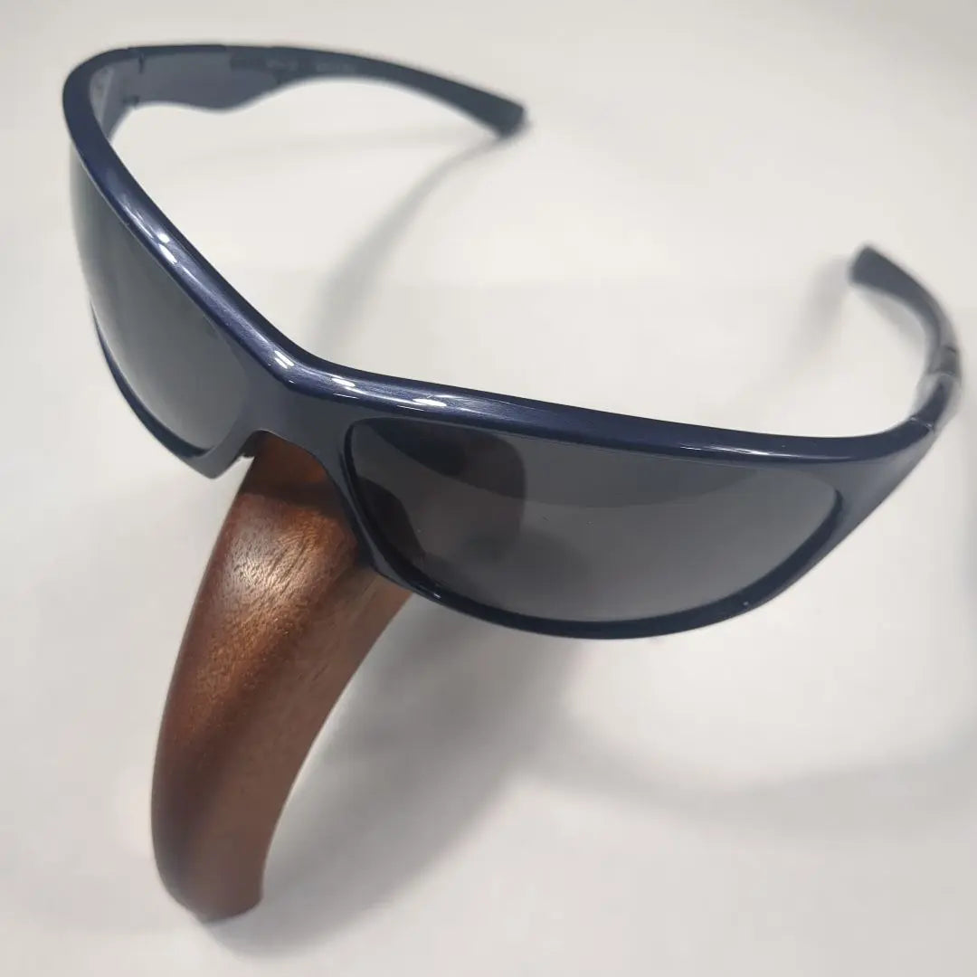 No brand men's smoked navy x black non-prescription sunglasses