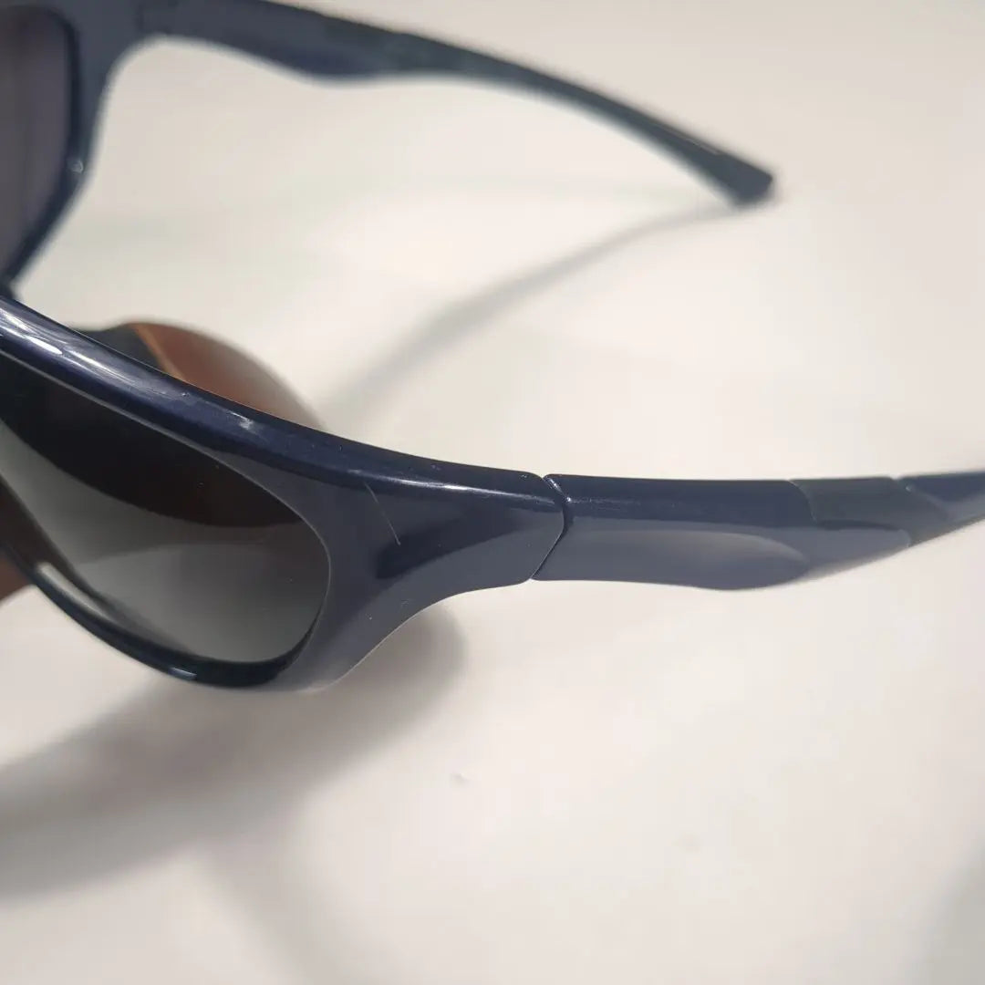 No brand men's smoked navy x black non-prescription sunglasses