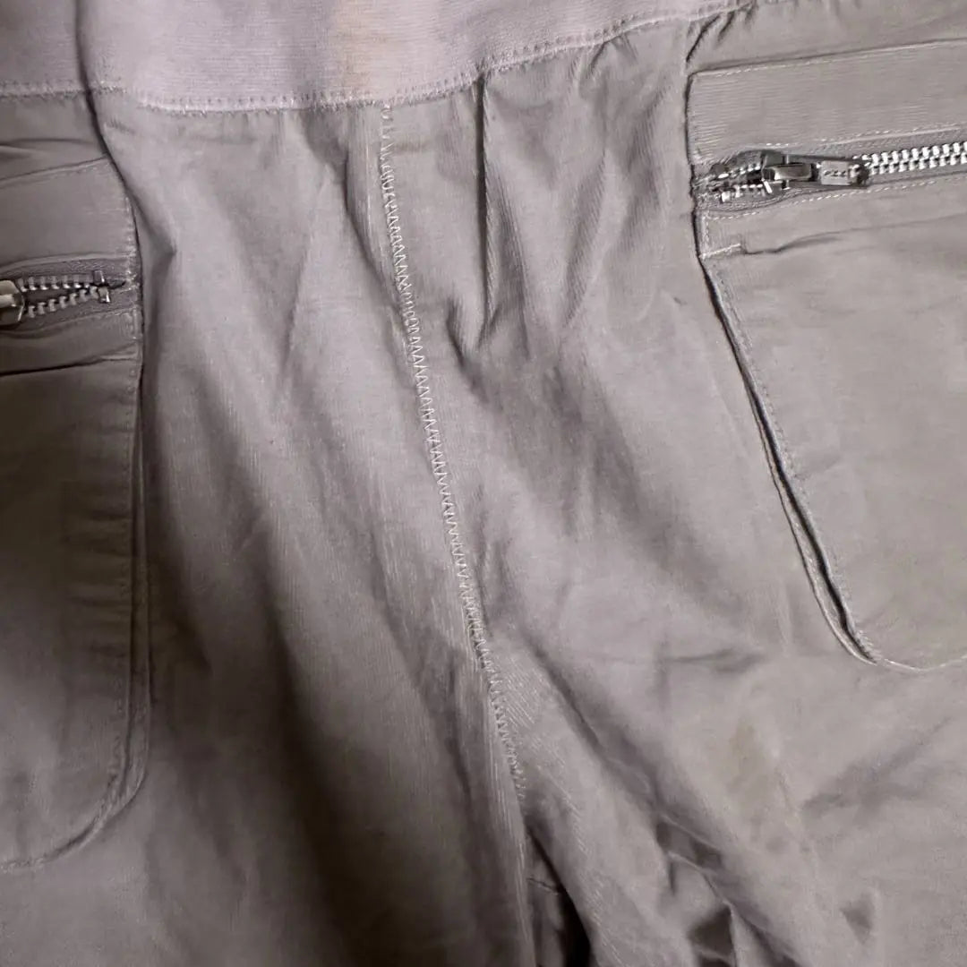 KURIHARA HARUMI Cargo Pants Greige L Men's a541