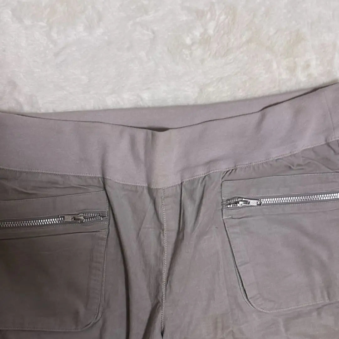 KURIHARA HARUMI Cargo Pants Greige L Men's a541