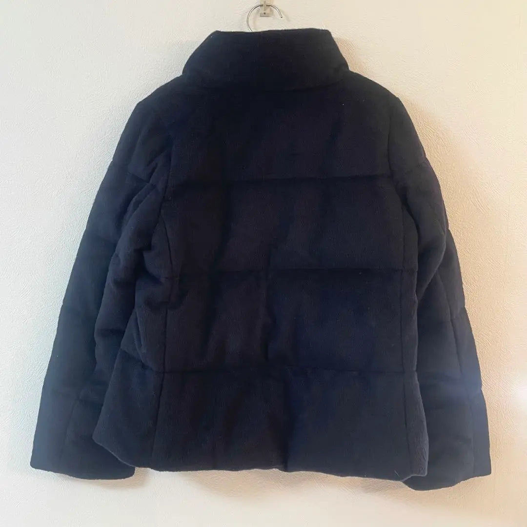 United Arrows Navy 36 Down Jacket Zip -up Down 80 Feather 20