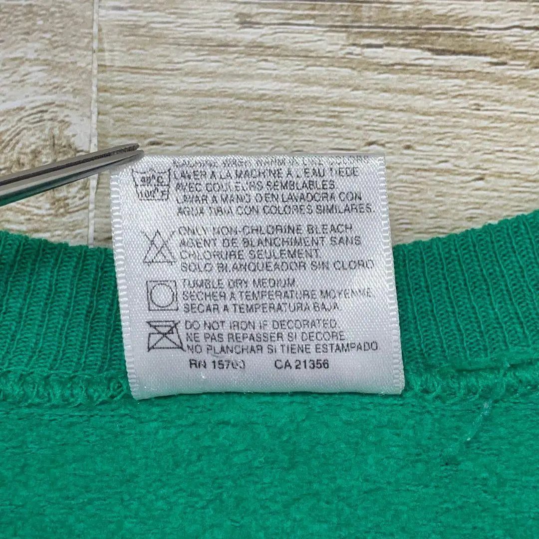 [w434] USA vintage Haynes Harway 90s blank sweatshirt sweatshirt from the time