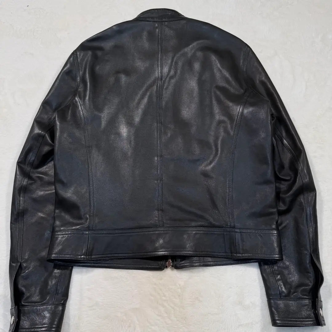 Super beautiful condition! XL Enmety Men's Single Riders Jacket Lamb Leather