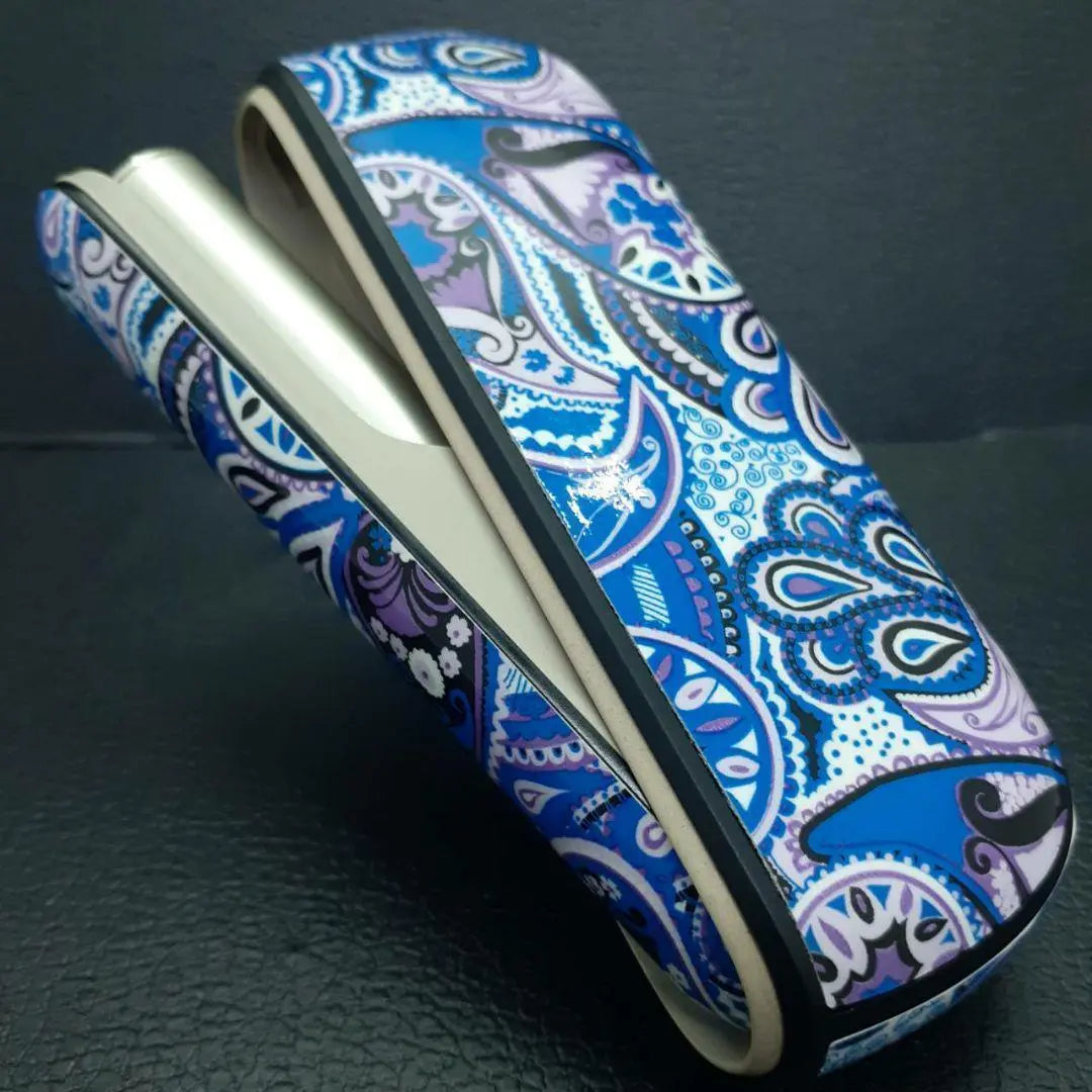 ★ Paisley Blue 2 for ICOS ILUMA ILUMA | ★ アイコス イルマ i ケース iqos iluma 用 ペイズリー 青２