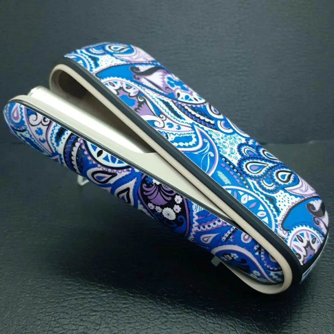 ★ Paisley Blue 2 for ICOS ILUMA ILUMA | ★ アイコス イルマ i ケース iqos iluma 用 ペイズリー 青２