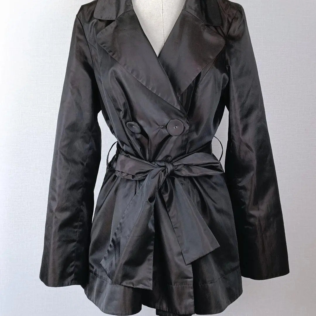 [a1211] M'S GRACY trench coat 40 glossy