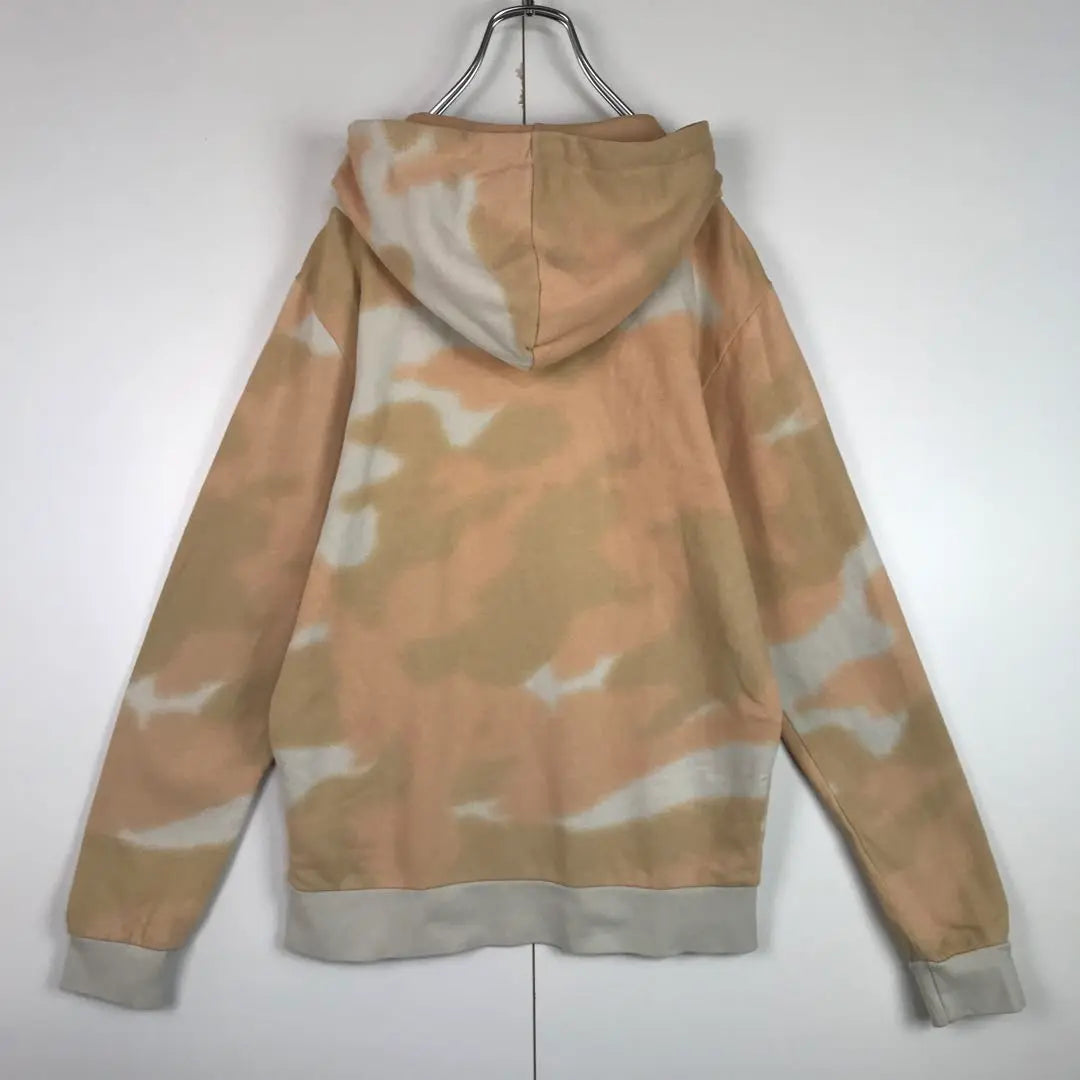 [All-over pattern] Adidas Box Logo Hoodie Rare XS Size H1426