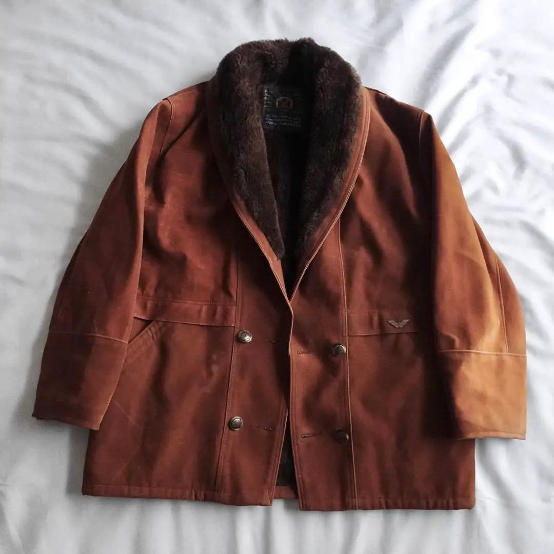 Old Euro Shawl Collar Half Coat Made in Italy