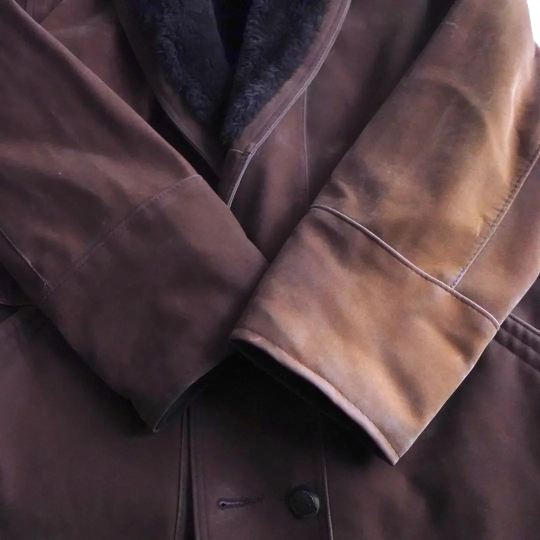 Old Euro Shawl Collar Half Coat Made in Italy