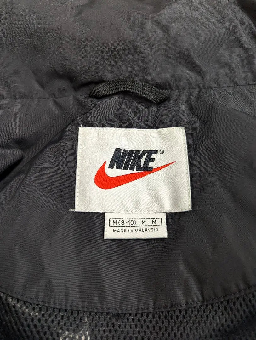 (NIKE) Chaqueta de nailon Nike para mujer con etiqueta plateada de los años 90