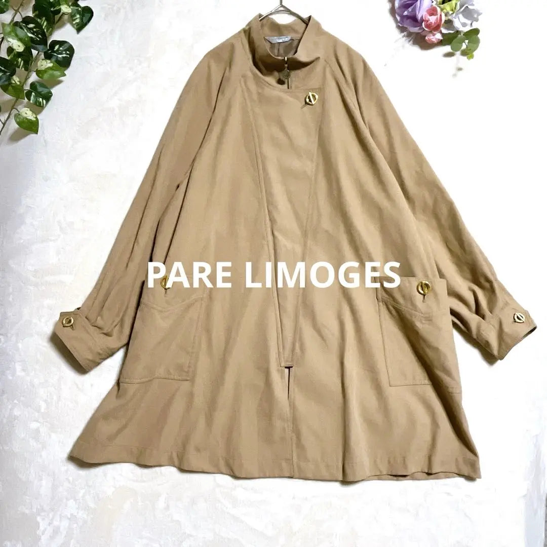 A383 [PARE LIMOGES] Chaqueta Larga Casual Corte Primavera | a383【PARE LIMOGES】カジュアルロングジャケット スプリングコート