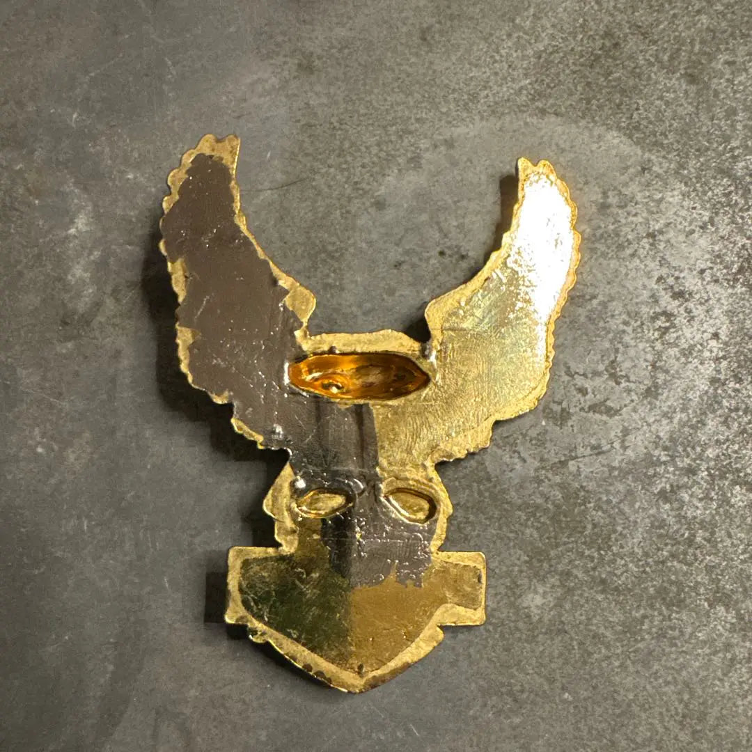 Vintage Harley Davidson genuine emblem vintage eagle eagle gold