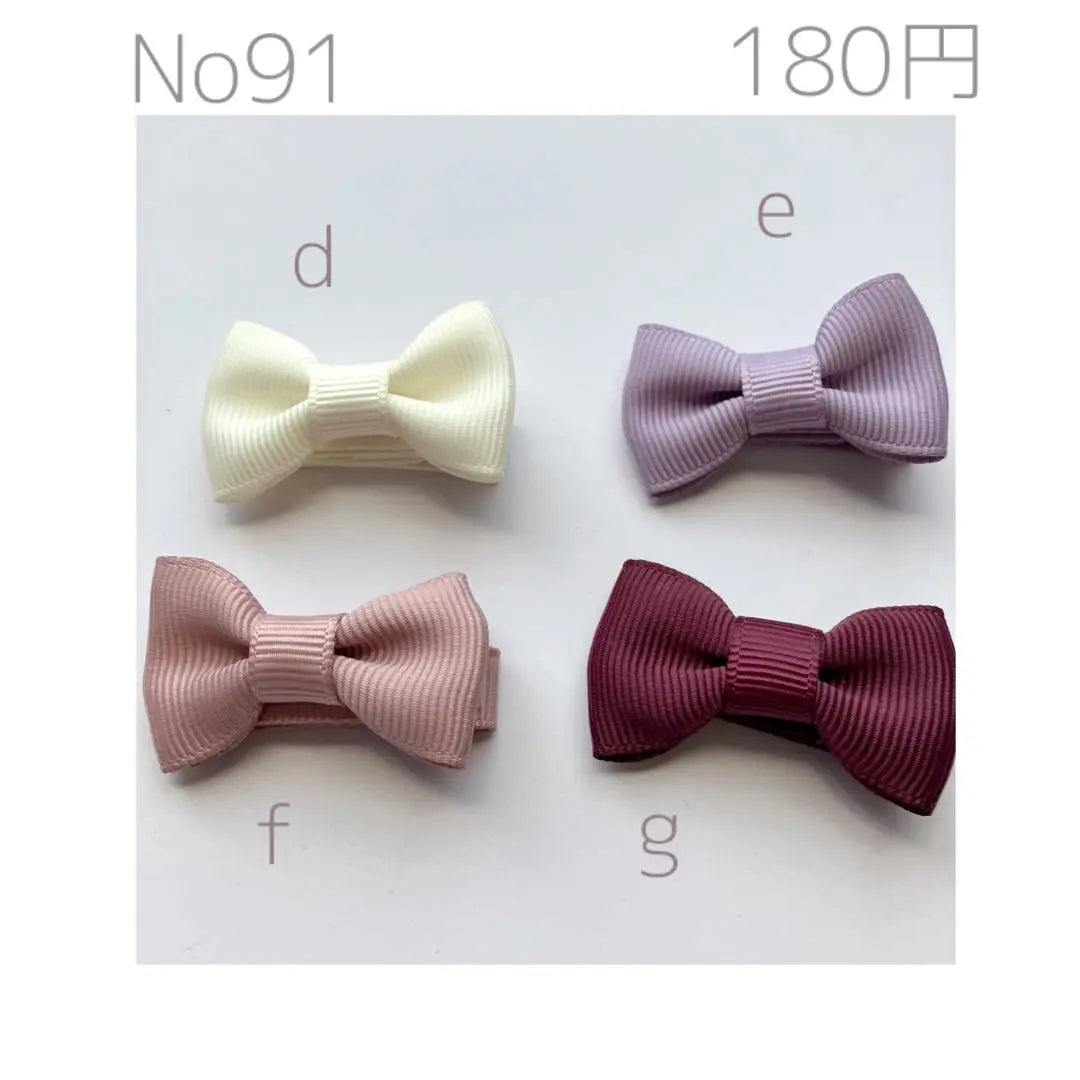 [No.91 ribbon clip] baby hair clip hairpin ♡ semi -custom -made