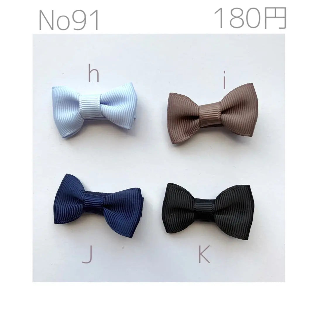 [No.91 ribbon clip] baby hair clip hairpin ♡ semi -custom -made