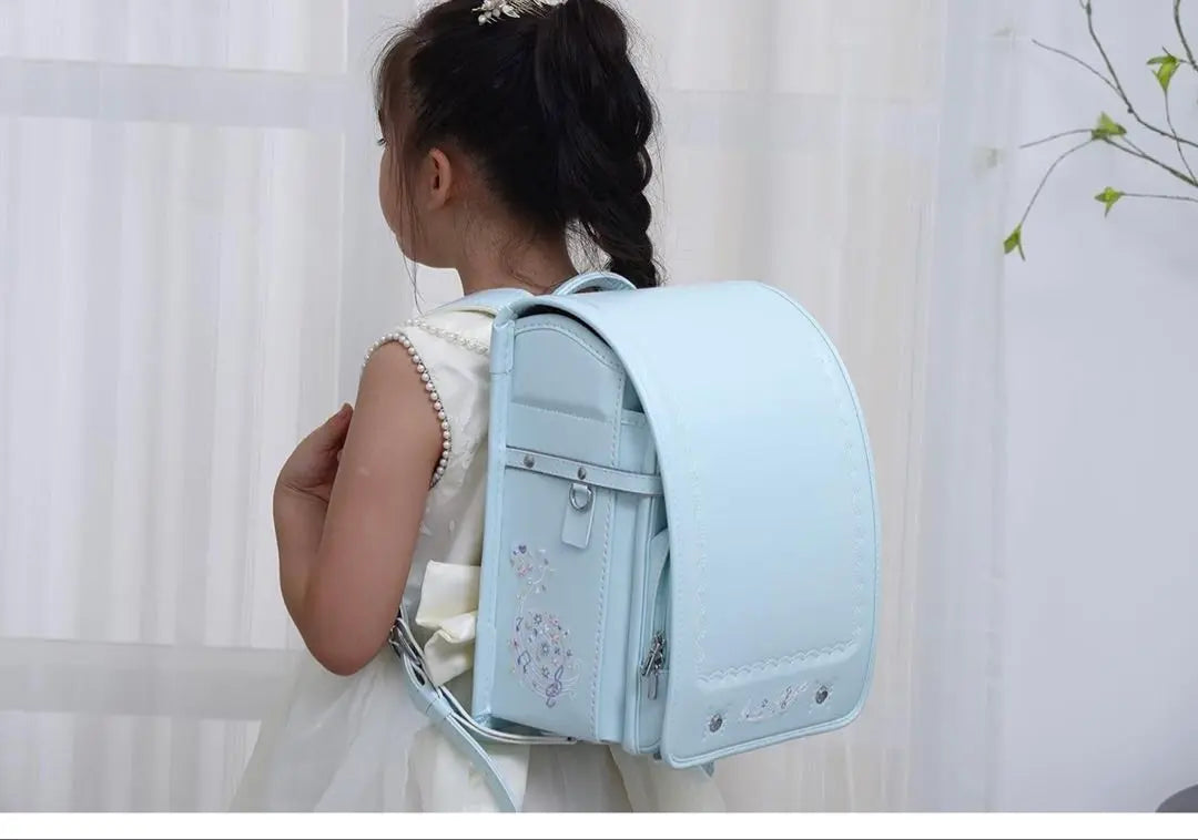 Nuevo ✨ Mochila escolar para niños, ligera, viscoelástica, cojín, caja de regalo incluida, azul