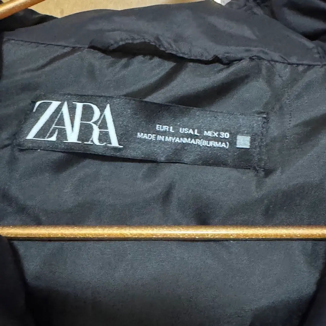 ZARA Dechattable Sleeve Puff Jacket Size L | ZARA デチャッタブルスリーブパフジャケット Lサイズ