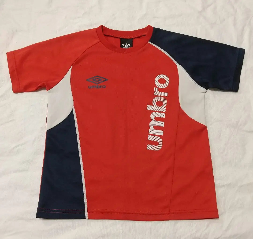 Ambro Umbro Short Sleeve T -shirt Red 130 used goods