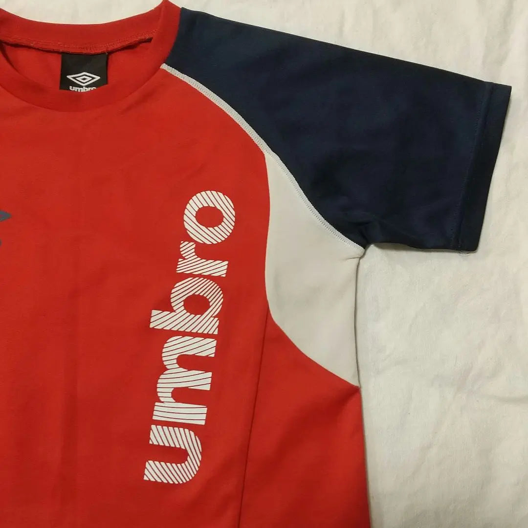 Ambro Umbro Short Sleeve T -shirt Red 130 used goods