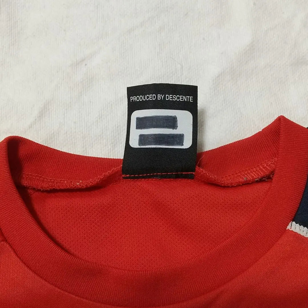 Ambro Umbro Short Sleeve T -shirt Red 130 used goods